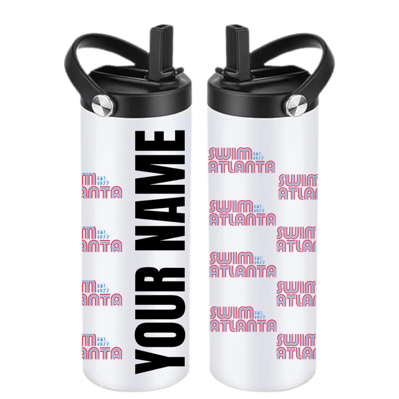 “Retro Gamer” Personalized Insulated Sports Bottle 20oz (Customized)  – Swim Atlanta